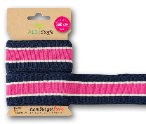 Bio Stripe Me - College Col. 85 - Bloom - Hamburger Liebe
